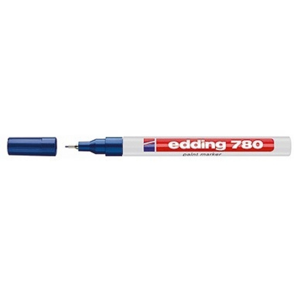 Produktabbildung: edding Lackmarker 780 4-780-9-003 0,8mm Rundspitze permanent blau