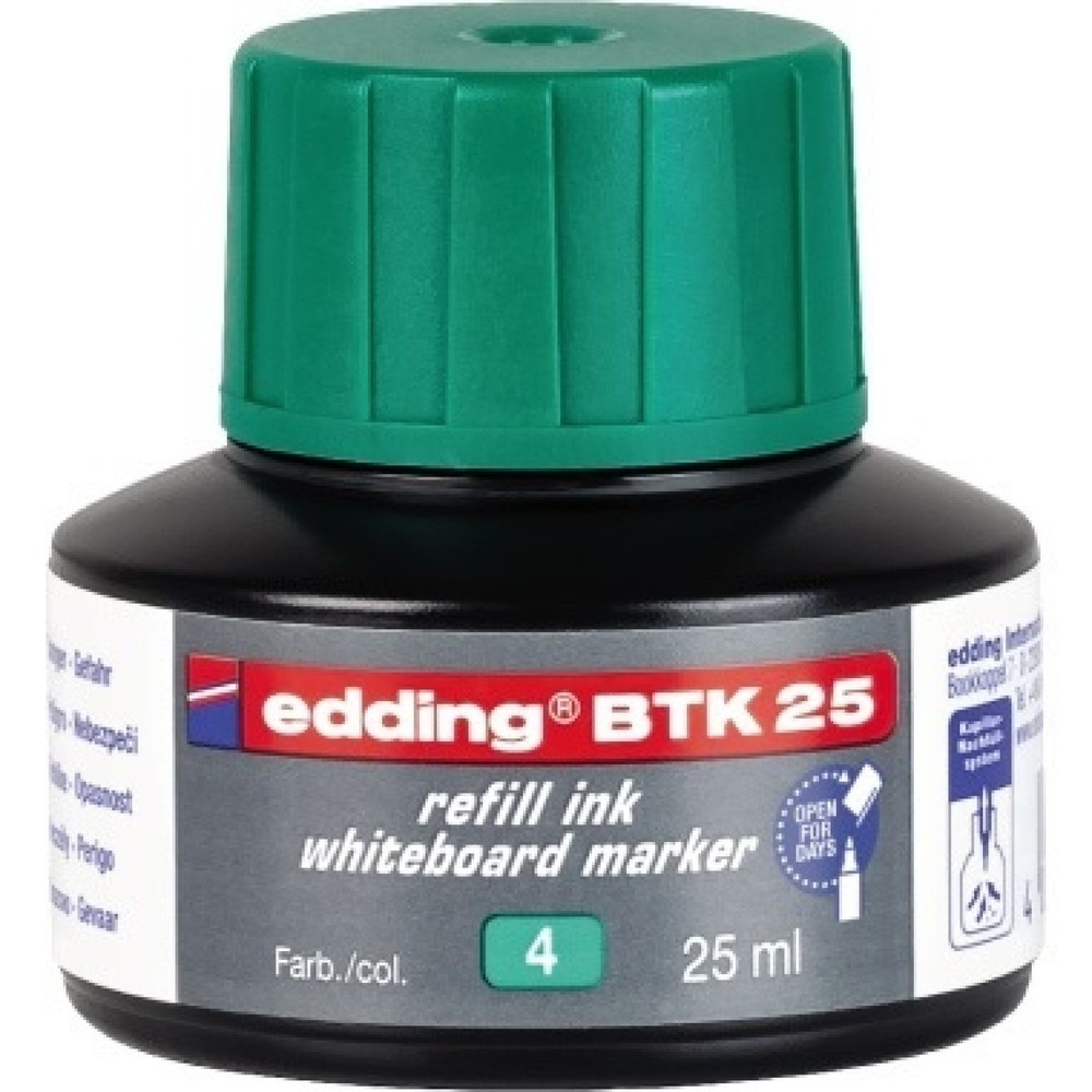 Produktabbildung: edding Nachfülltusche 4-BTK25004 refill-service 25ml grün