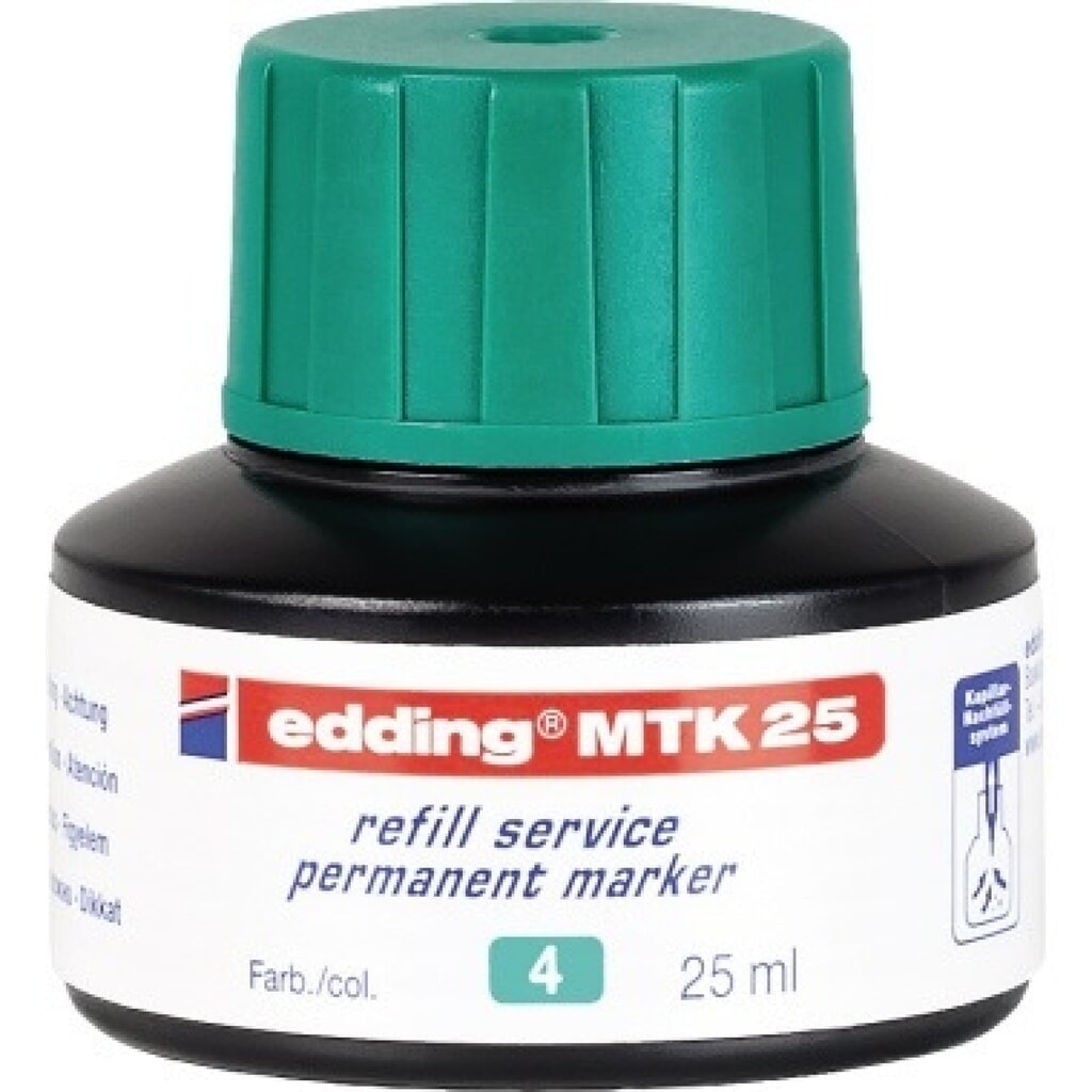 Produktabbildung: edding Nachfülltusche MTK 25 4-MTK25004 25ml grün