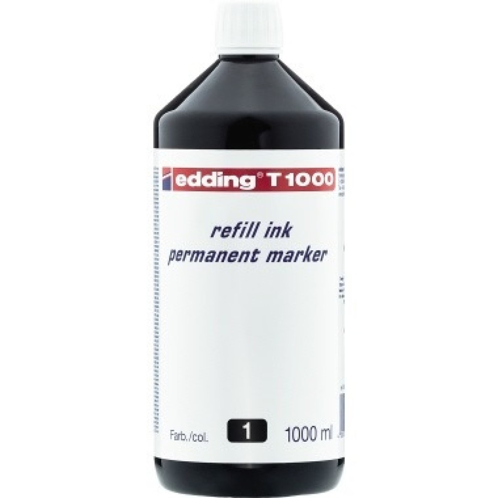 Produktabbildung Nr. 1: edding Nachfülltusche T1000 4-T1000001 1.000ml schwarz