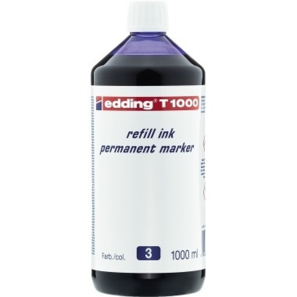 Produktabbildung: edding Nachfülltusche T1000 4-T1000003 1.000ml blau