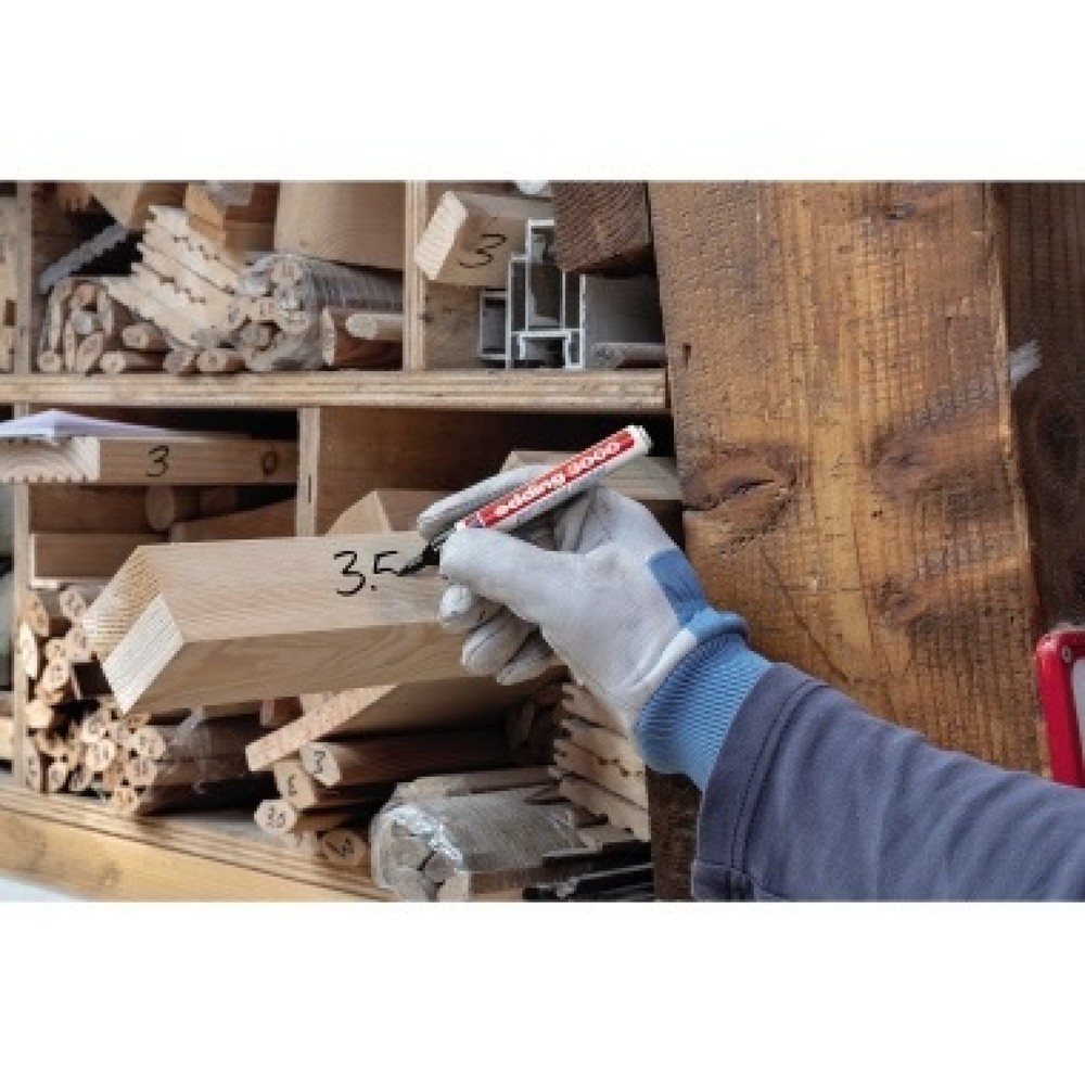 Produktabbildung Nr. 10: edding Permanentmarker 3000 4-3000010 1,5-3mm Rundspitze h.bl