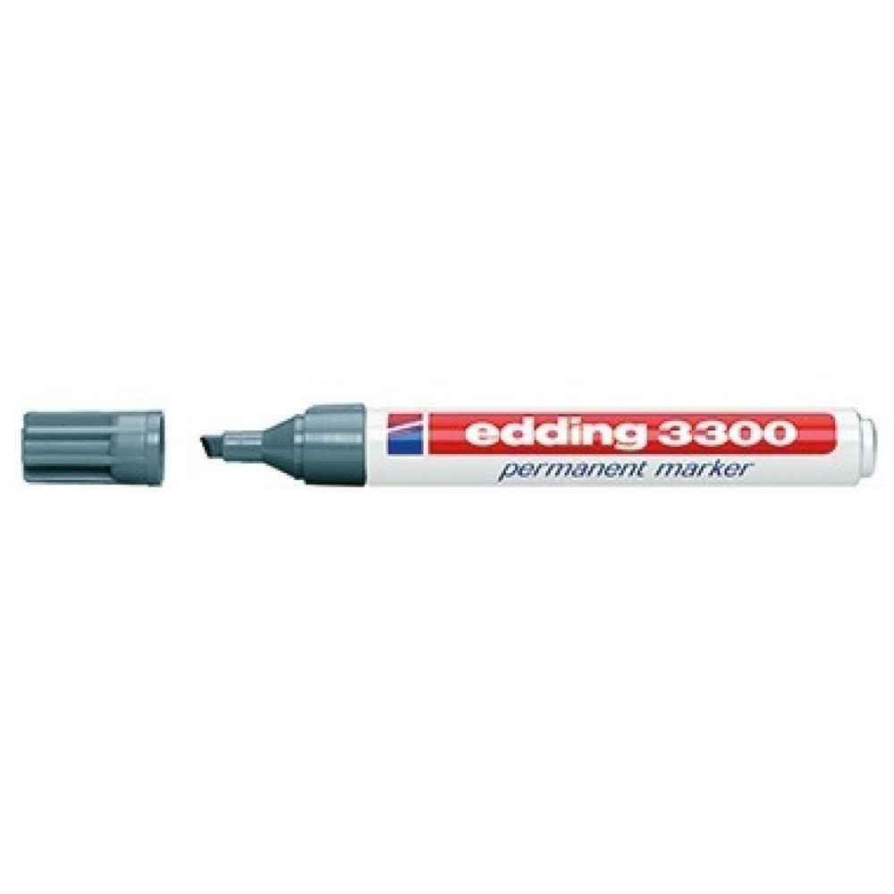 Produktabbildung: edding Permanentmarker 3300 4-3300012 1-5mm Keil grau