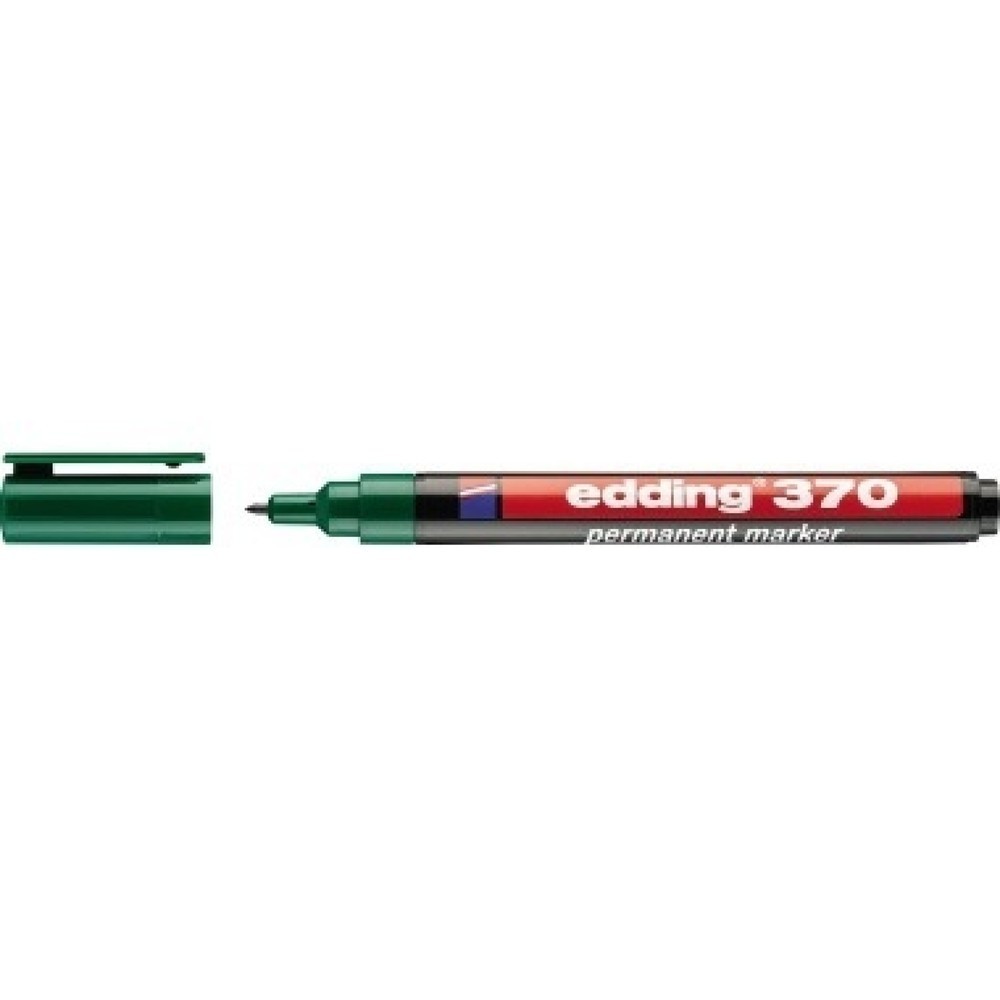 Produktabbildung Nr. 1: edding Permanentmarker 370 4-370004 1mm Rundspitze nachfüllbar grün