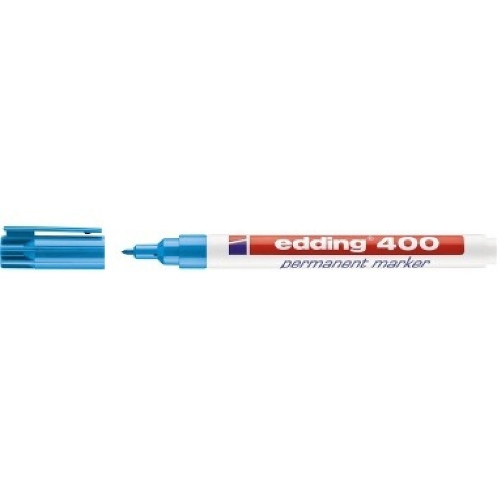 Produktabbildung: edding Permanentmarker 400 4-400010 1mm nachfüllbar Rundspitze hl.bl
