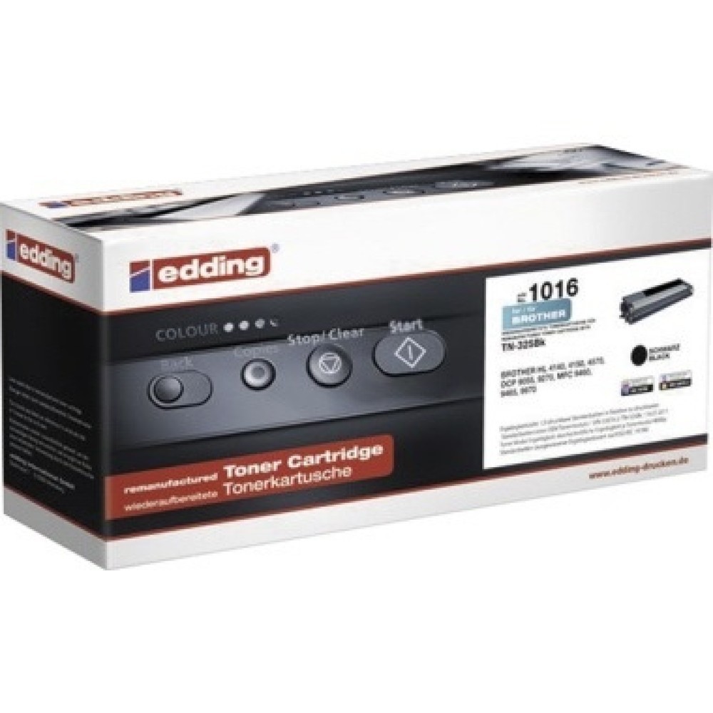 Produktabbildung: edding Toner 18-1016 wie Brother TN-325BK schwarz