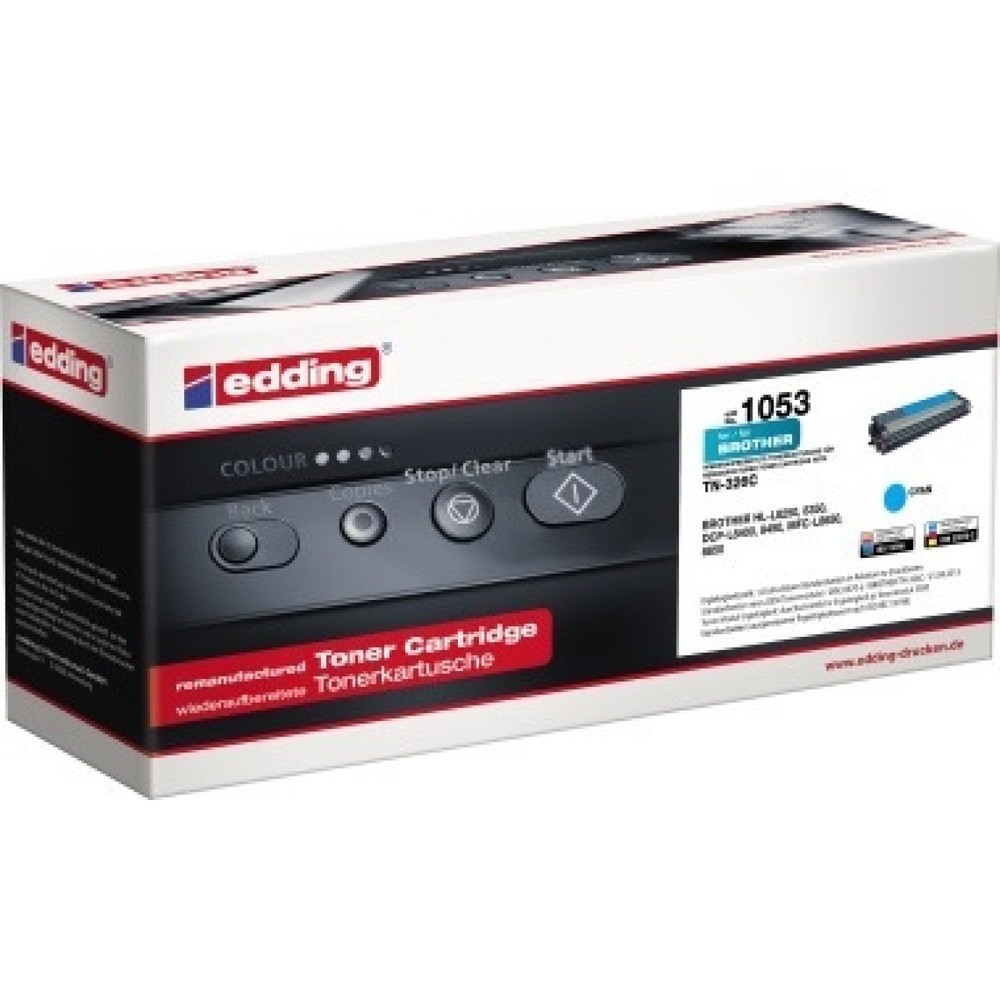 Produktabbildung: edding Toner 18-1053 wie Brother TN-326C cyan