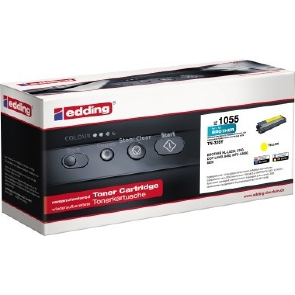 Produktabbildung: edding Toner 18-1055 wie Brother TN-326Y gelb