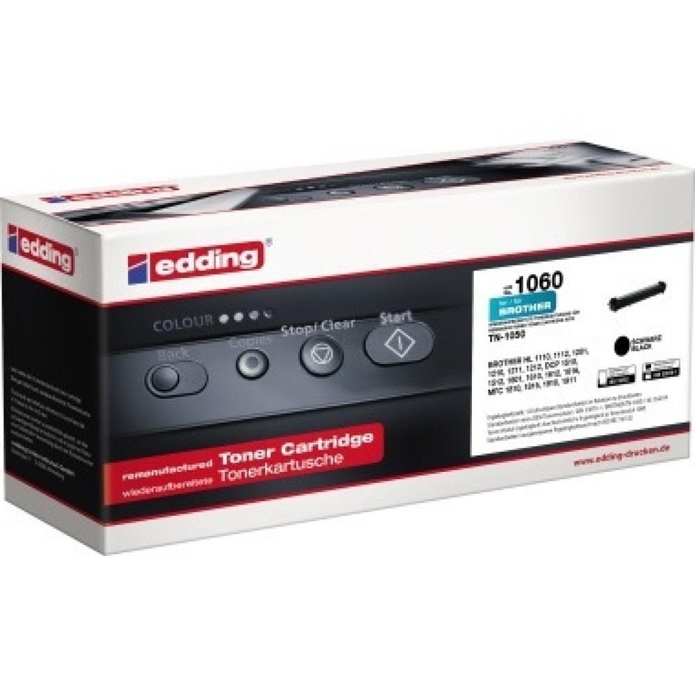 Produktabbildung: edding Toner 18-1060 wie Brother TN-1050 schwarz