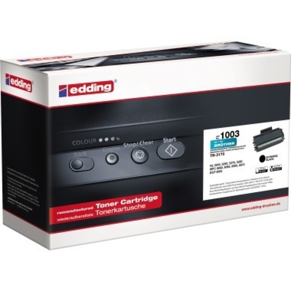 Produktabbildung: edding Toner 18-1003 wie Brother TN 3170 schwarz