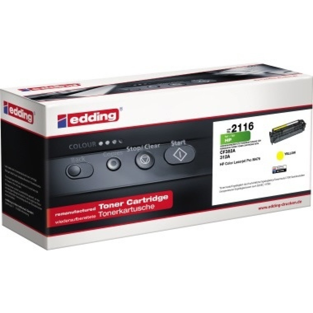 Produktabbildung: edding Toner 18-2116 wie HP CF382A gelb
