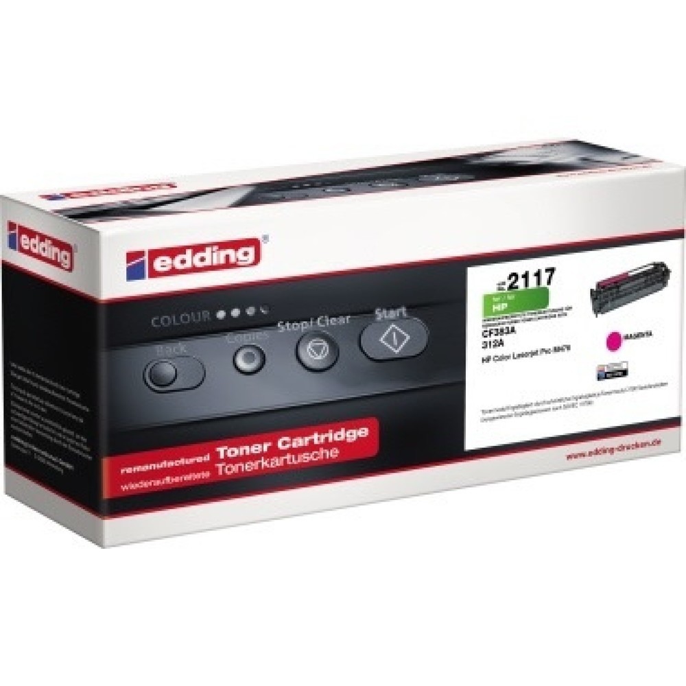 Produktabbildung: edding Toner 18-2117 wie HP CF383A magenta