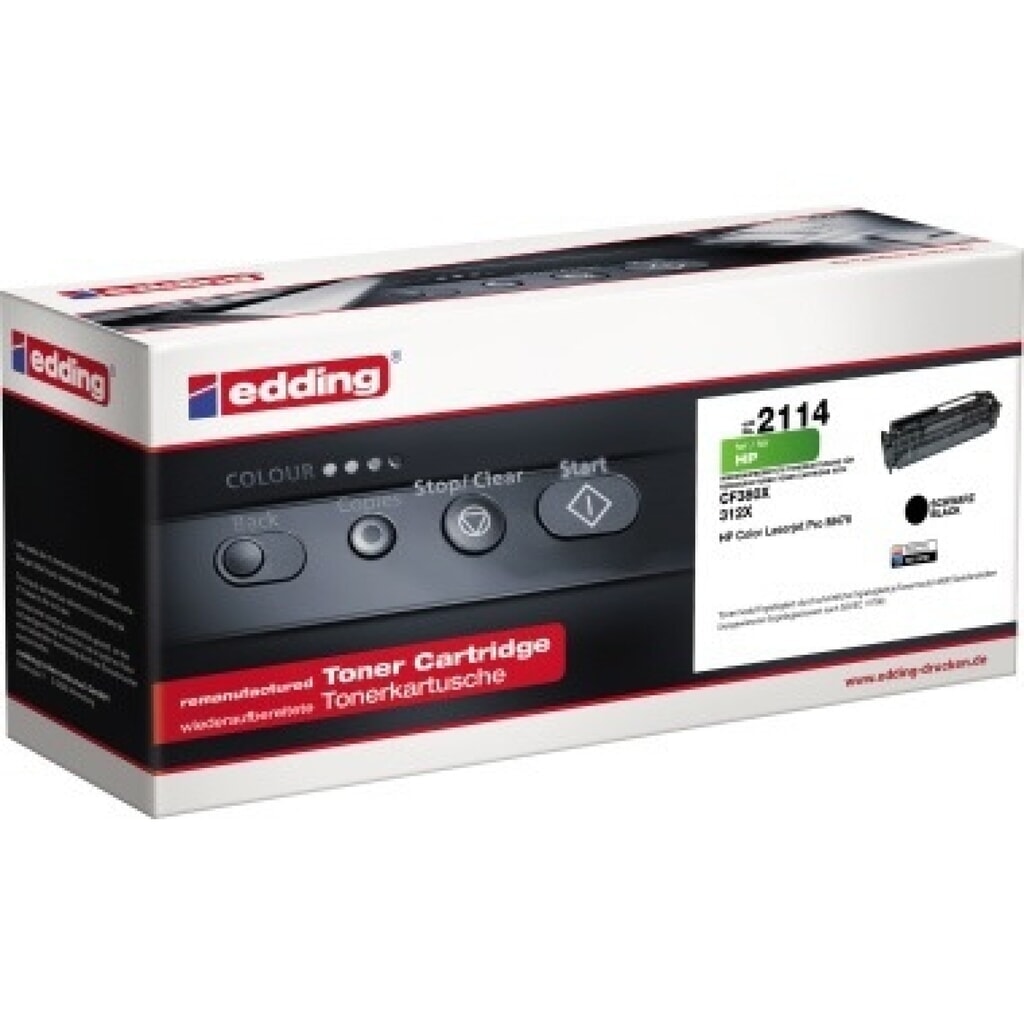 Produktabbildung: edding Toner 18-2114 wie HP CF380X schwarz