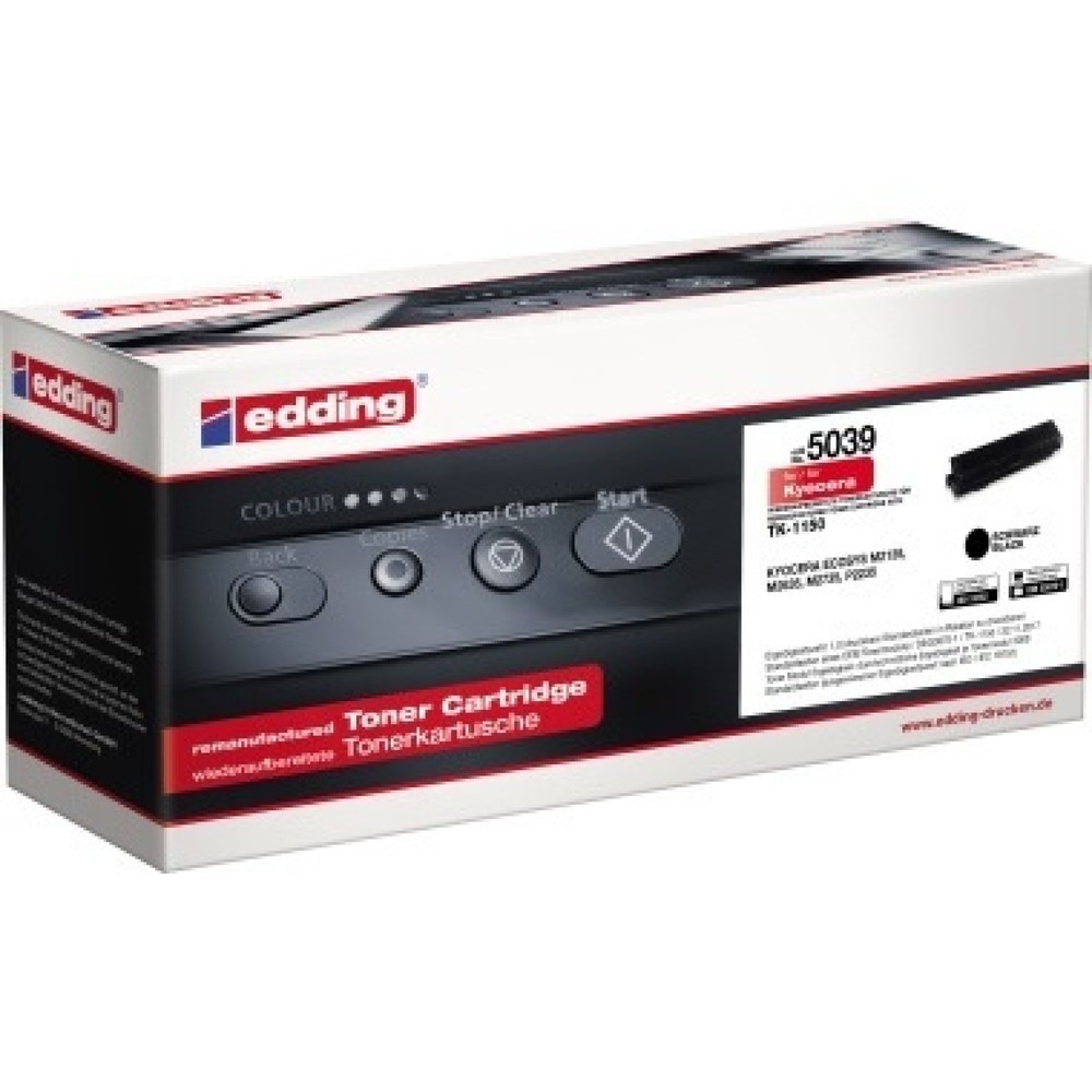 Produktabbildung: edding Toner 18-5039 wie Kyocera TK-1150 schwarz