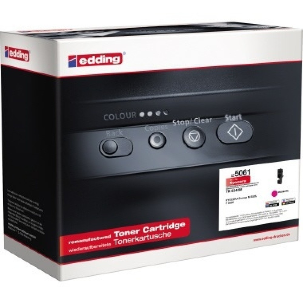 Produktabbildung: edding Toner 18-5061 wie Kyocera TK-5240M magenta