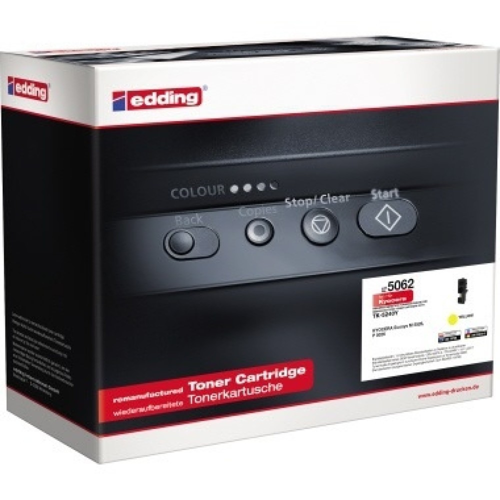 Produktabbildung: edding Toner 18-5062 wie Kyocera TK-5240Y gelb