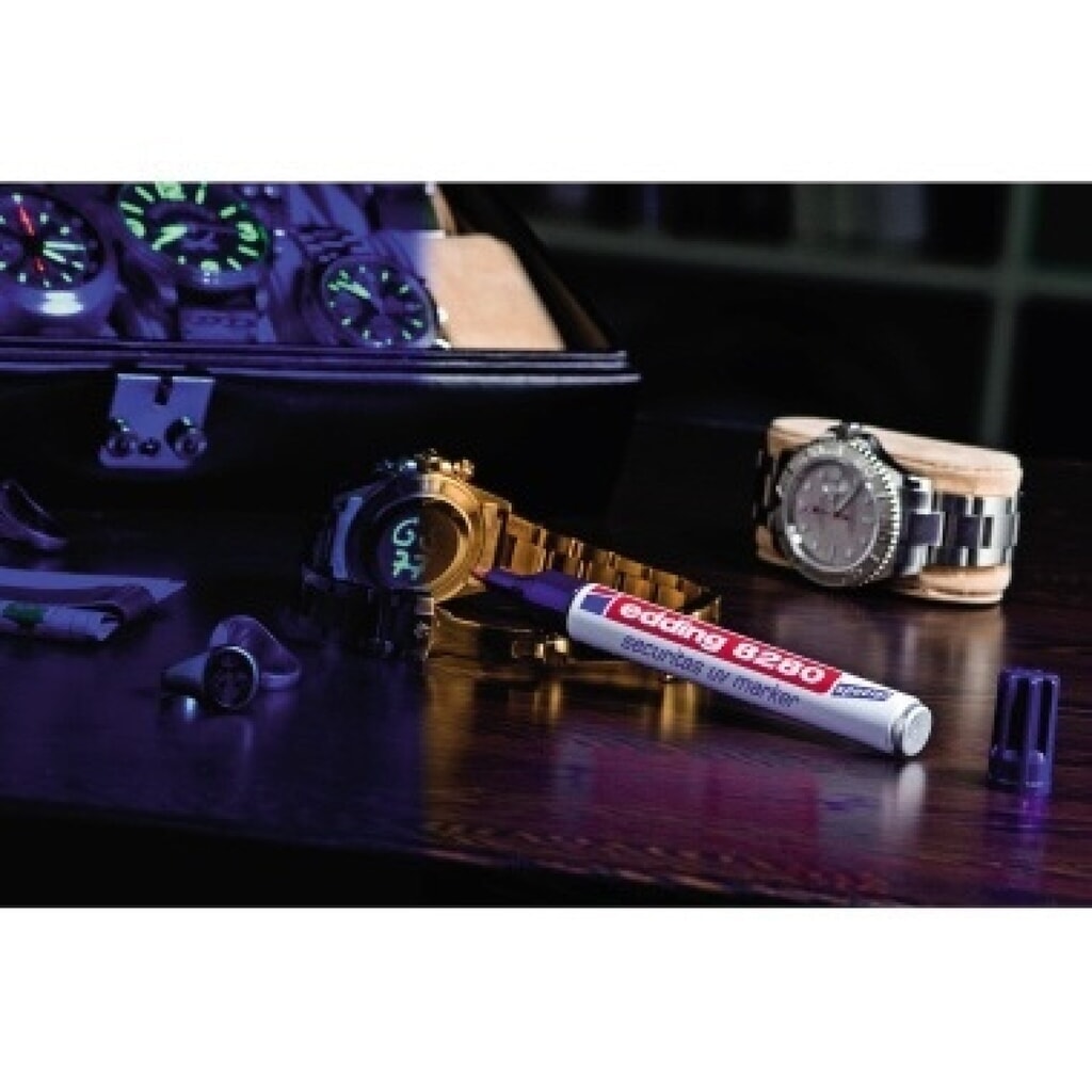 Produktabbildung Nr. 2: edding Uv-Marker 8280 4-8280100 farblos Schaft weiß