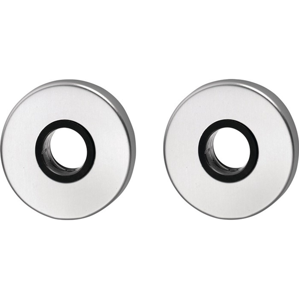EDI Drückerrosette 051, Schildstärke 8 mm Drückerloch, Edelstahl F00, rund Produktabbildung: EDI Drückerrosette 051, Schildstärke 8 mm Drückerloch, Edelstahl F00, rund