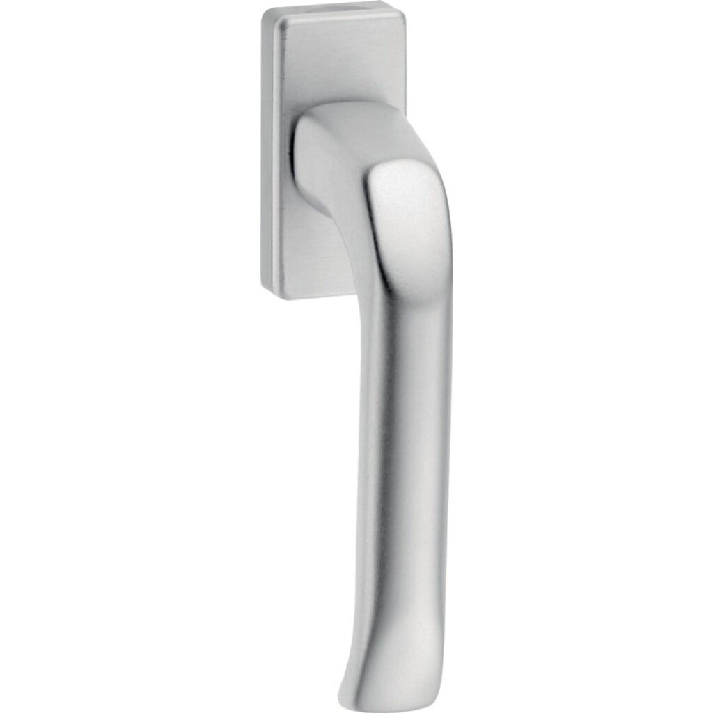 Produktabbildung: EDI Fenstergriff 1003/1035, 35 mm, Aluminium F9016 / verkehrsweiß, Standard