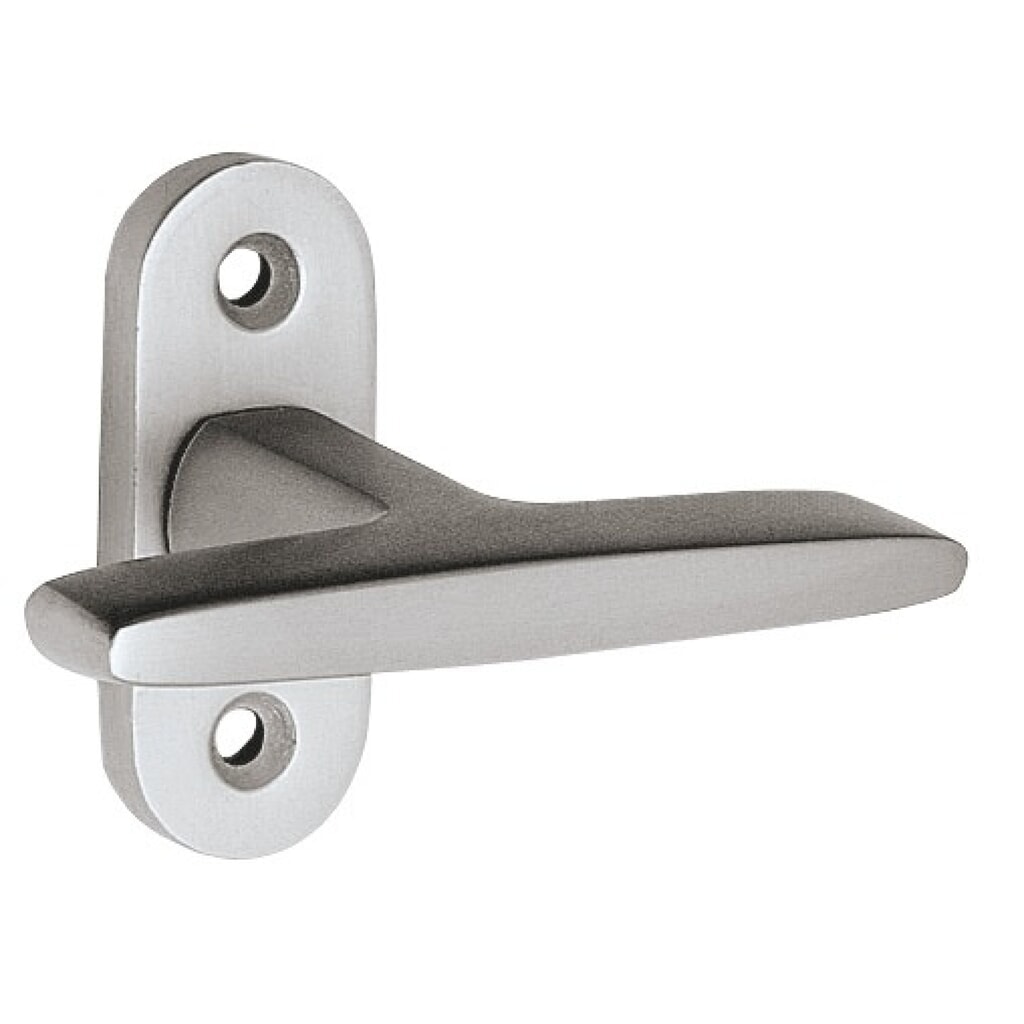 EDI Fenstergriff 1511/0000, 35 mm, Aluminium F2 / neusilberfarbig, Kreuzgriff Produktabbildung: EDI Fenstergriff 1511/0000, 35 mm, Aluminium F2 / neusilberfarbig, Kreuzgriff
