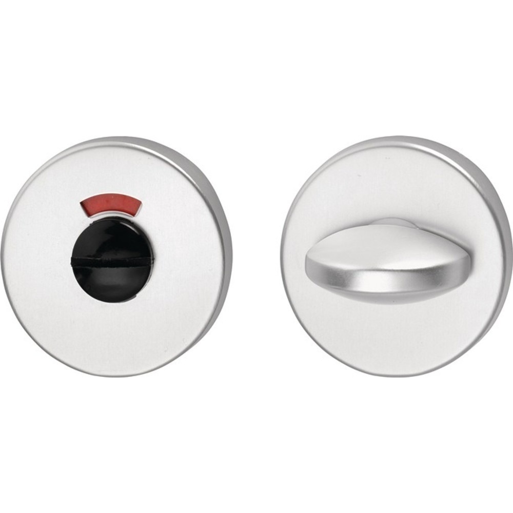 EDI Schlüsselrosetten-Paar 057, Schildstärke 8 mm WC, Edelstahl F00, rund Produktabbildung: EDI Schlüsselrosetten-Paar 057, Schildstärke 8 mm WC, Edelstahl F00, rund