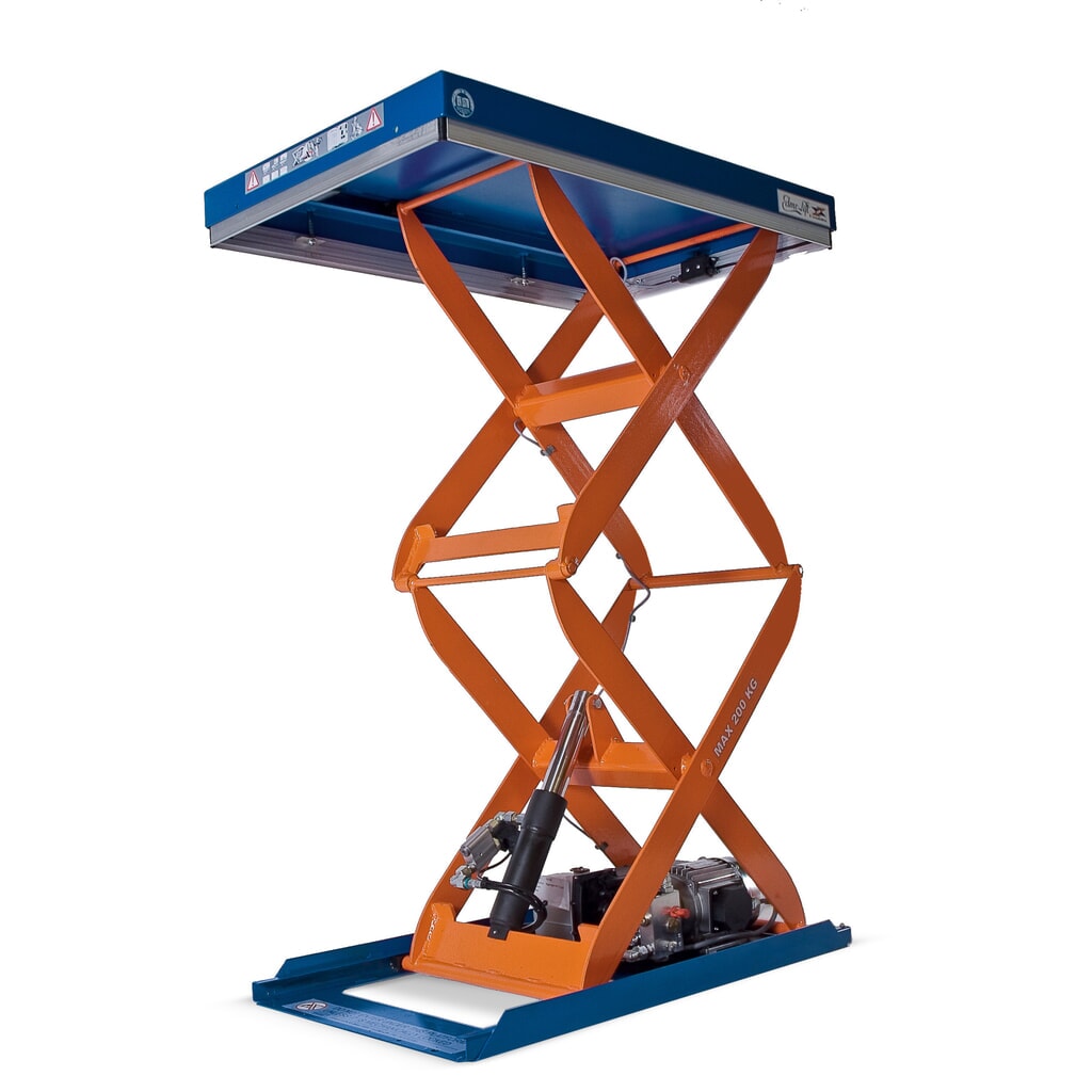 EdmoLift® Doppelscheren-Hubtisch C-Serie, TK 200 kg, Plattform à 900 x 600 mm Produktabbildung: EdmoLift® Doppelscheren-Hubtisch C-Serie, TK 200 kg, Plattform à 900 x 600 mm