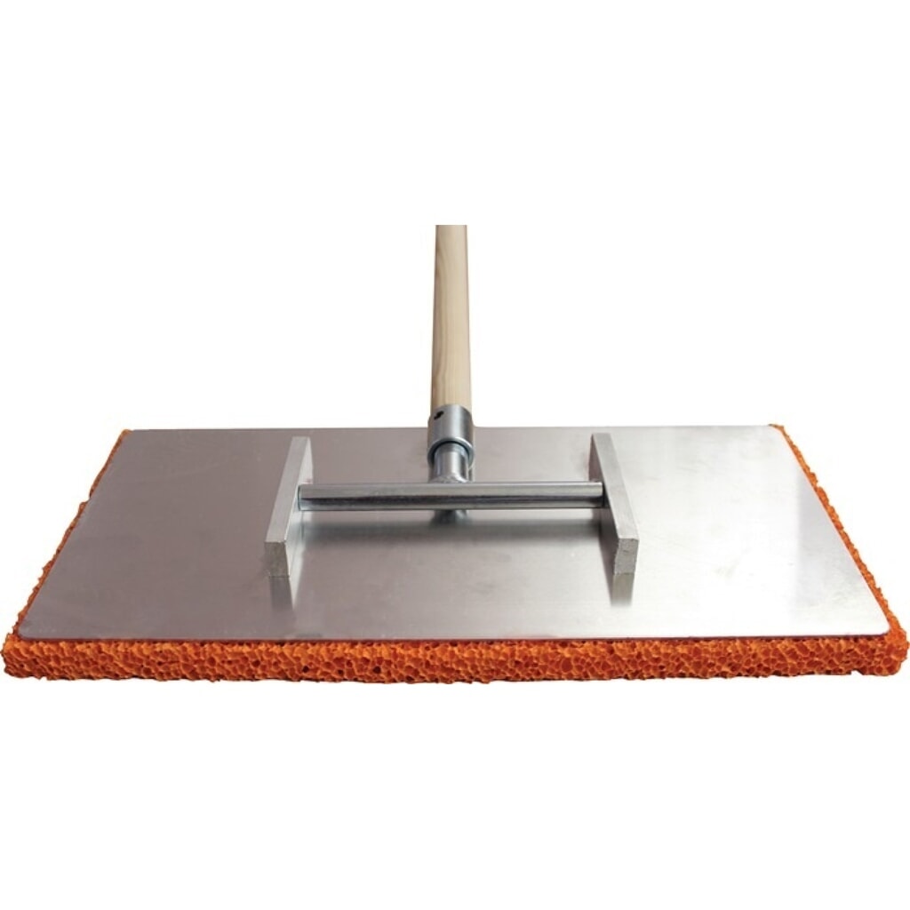 Egalisette, Holz, grobporig, Stiel 1300 mm, Länge 400 mm Breite 200 mm Stärke 20 mm Produktabbildung: Egalisette, Holz, grobporig, Stiel 1300 mm, Länge 400 mm Breite 200 mm Stärke 20 mm