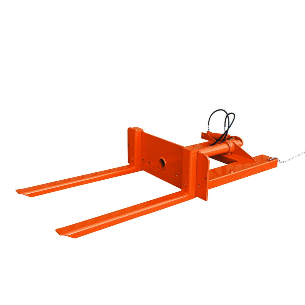 Illustration du produit: Eichinger® Basculeur de benne hydraulique pour conteneur avec fourreaux, 1 500 kg, orangé pur