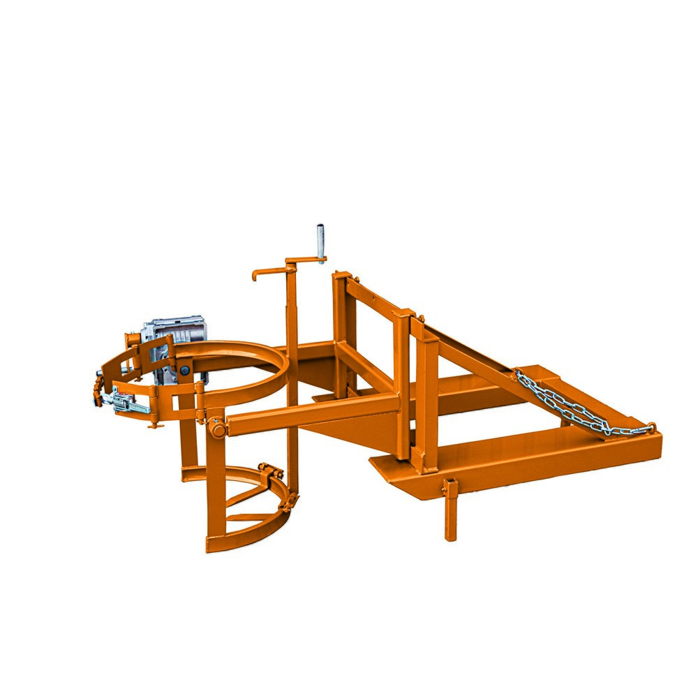 Illustration du produit: Eichinger® Basculeur de fûts, manivelle, 1 x fût orangé pur