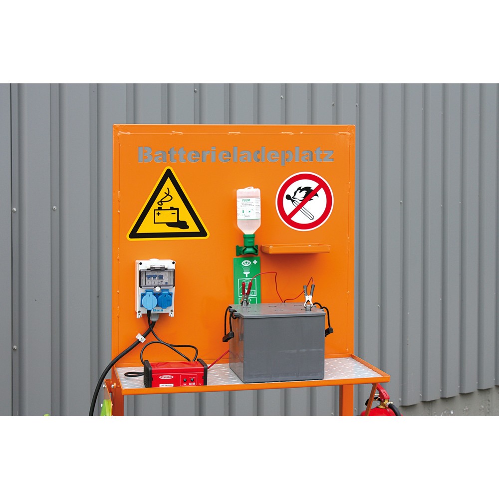 Produktabbildung Nr. 4: Eichinger® Batterie-Ladeplatz gem. GroLa BG und VdS-Infoblatt 2259, 2116.1 reinorange