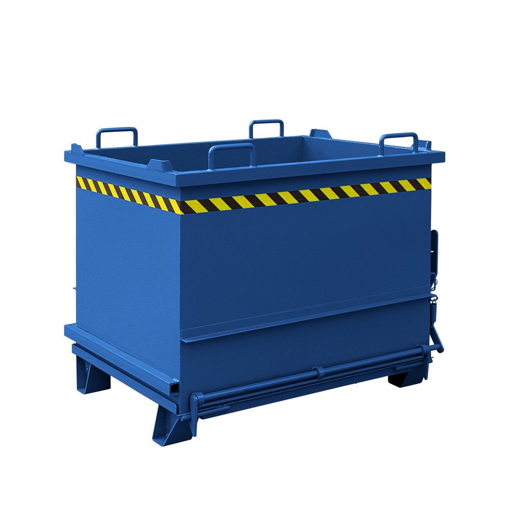 Produktabbildung: Eichinger® Baustoff-Container mit Klappboden, 1000 kg, 300 Liter enzianblau