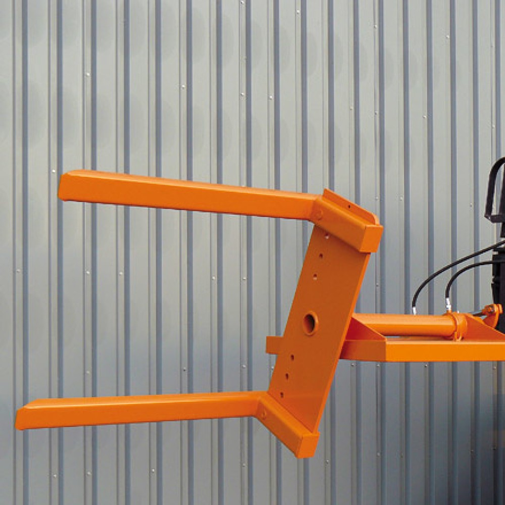 Produktabbildung Nr. 5: Eichinger® Behälterkipper hydraulisch für Behälter mit Staplerschuhen, 1500 kg,  reinorange