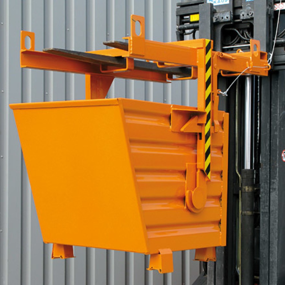 N° de l'image du produit 2 : Eichinger® Benne empilable, 1 000 kg, 500 litres, orangé pur