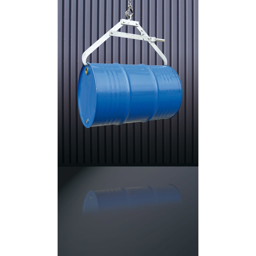 N° de l'image du produit 1 : Pince à fûts Eichinger® pour Grue, 1 x fût horizontal gris anthracite