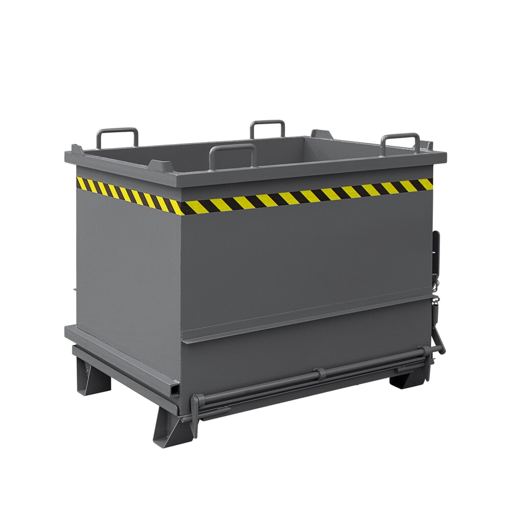 Illustration du produit: Eichinger® Conteneur pour matériaux de construction à fond basculant, 1 000 kg, 300 litres gris anthracite