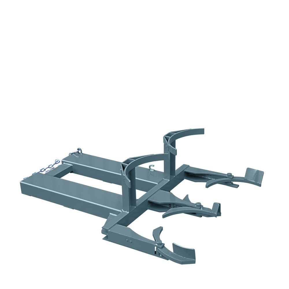 Produktabbildung Nr. 1: Eichinger® Fassheber für stehende Fässer, 1 x 120 L Fass, anthrazitgrau