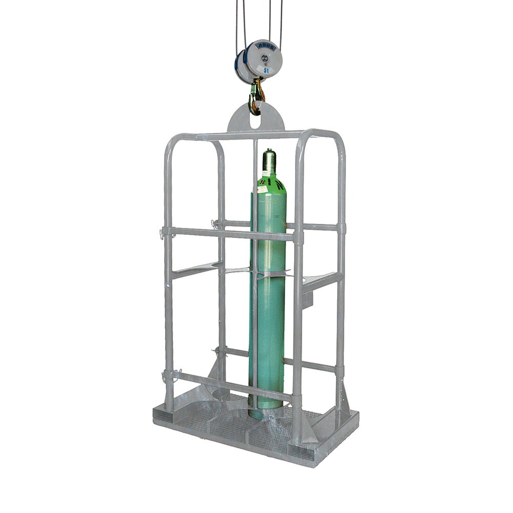 Produktabbildung: Eichinger® Gasflaschenkorb, 6 Flaschen ø 250 mm, feuerverzinkt