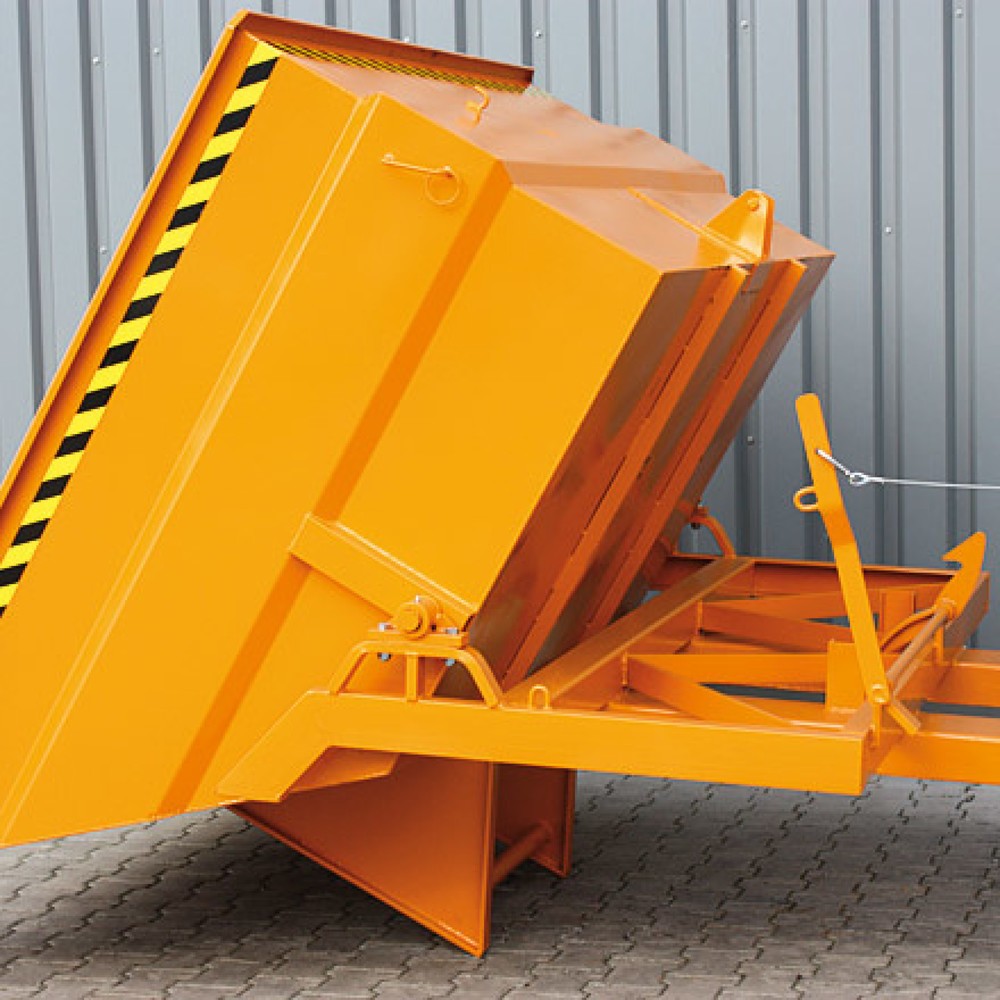 Produktabbildung Nr. 2: Eichinger® Kippbehälter extragroß und massiv, 2500 kg, 4000 Liter, enzianblau
