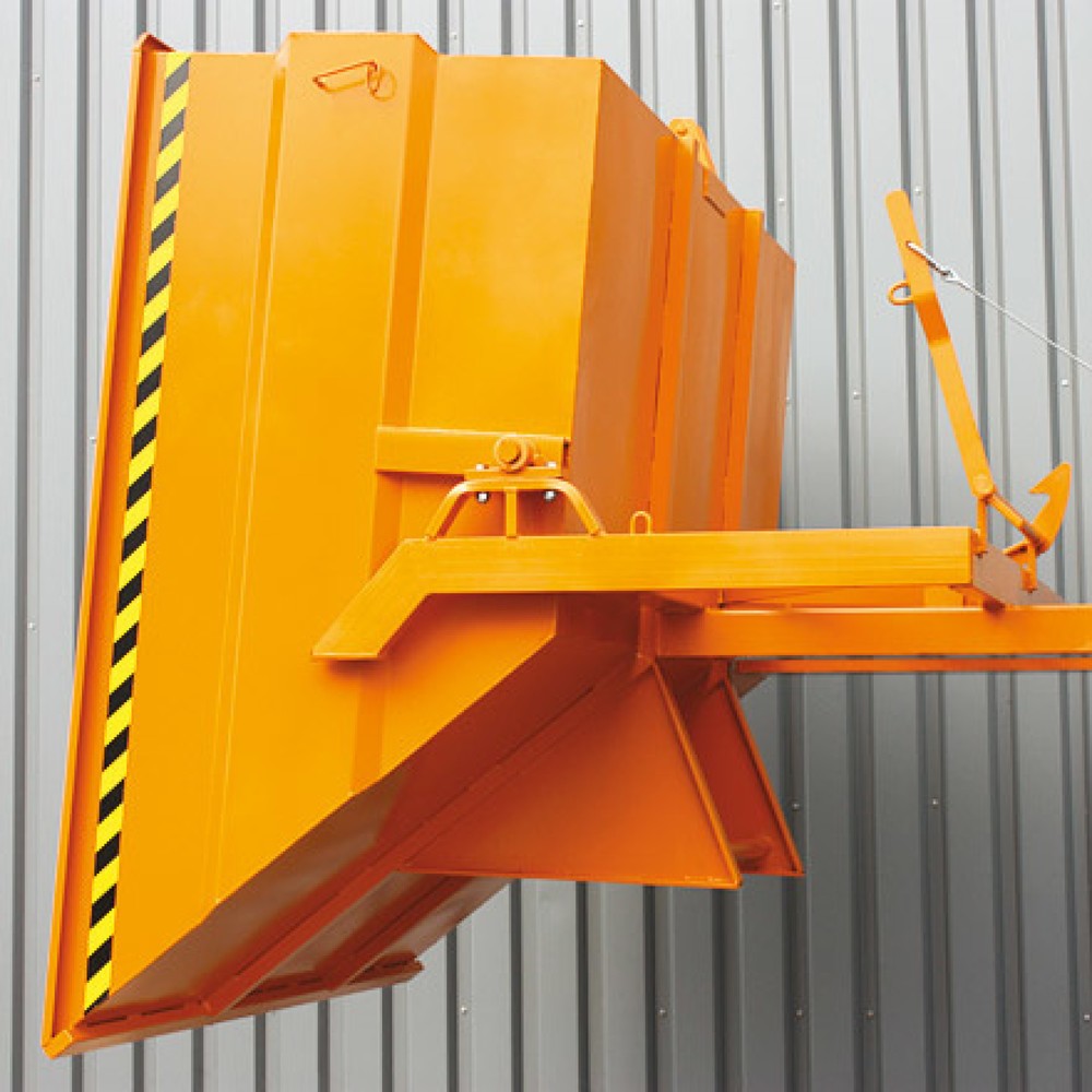 Produktabbildung Nr. 5: Eichinger® Kippbehälter extragroß und massiv, 2500 kg, 4000 Liter, enzianblau