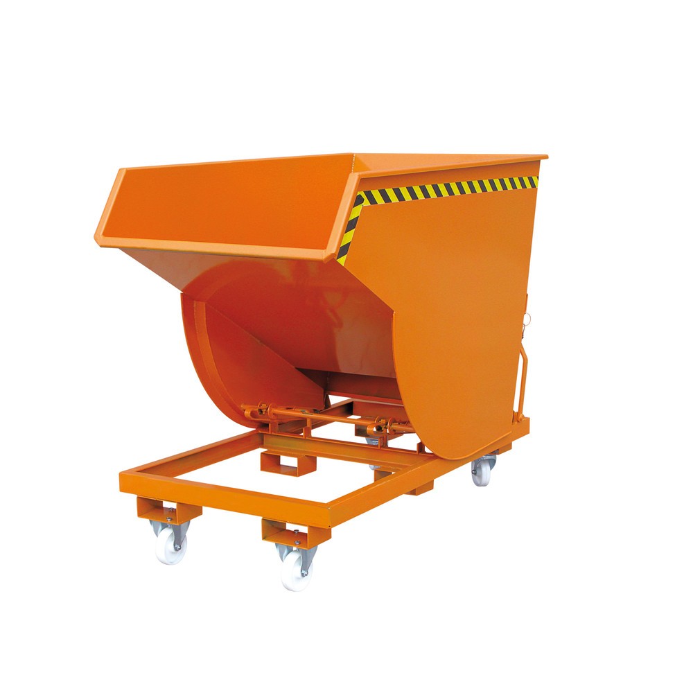 Produktabbildung: Eichinger® Kippbehälter in hoher Bauhöhe, 3500 kg, 2500 Liter, reinorange