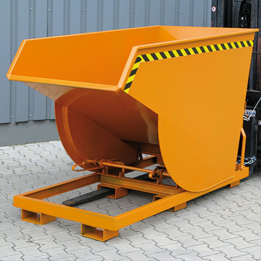 Produktabbildung Nr. 2: Eichinger® Kippbehälter in hoher Bauhöhe, 3000 kg, 750 Liter, reinorange