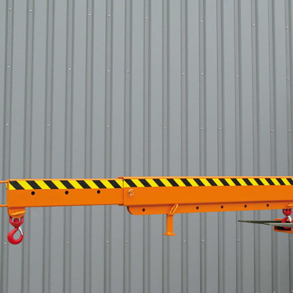 Eichinger® Kranarm teleskopierbar, 2500 kg, reinorange Produktabbildung Nr. 2: Eichinger® Kranarm teleskopierbar, 2500 kg, reinorange