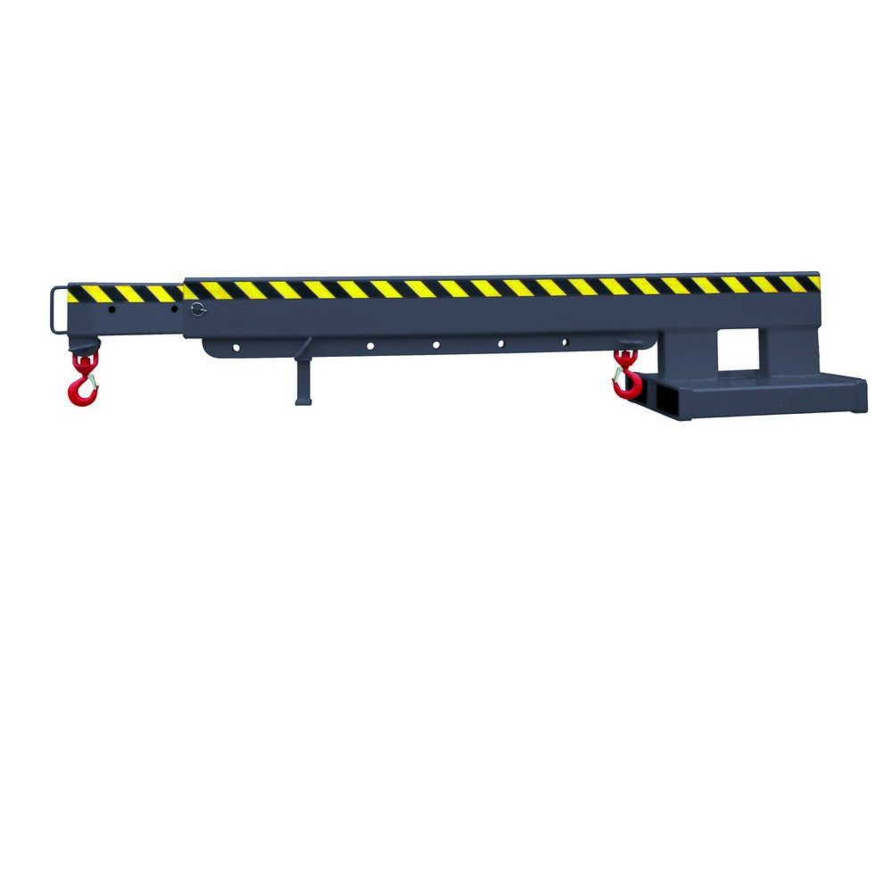 Produktabbildung Nr. 1: Eichinger® Kranarm teleskopierbar, 2500 kg,  anthrazitgrau