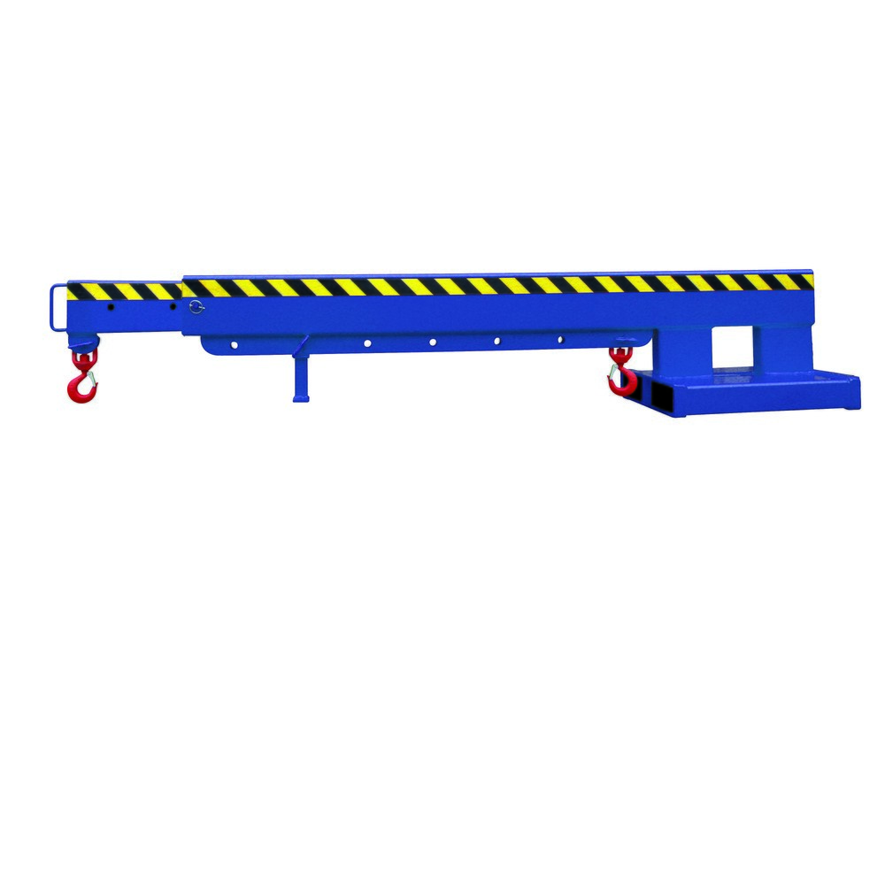 Produktabbildung Nr. 1: Eichinger® Kranarm teleskopierbar, 2500 kg,  enzianblau
