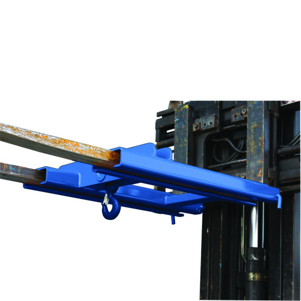 Produktabbildung Nr. 1: Eichinger® Lasthaken Stapler-Aufsatz für 2 Zinken, 2000 kg,  enzianblau