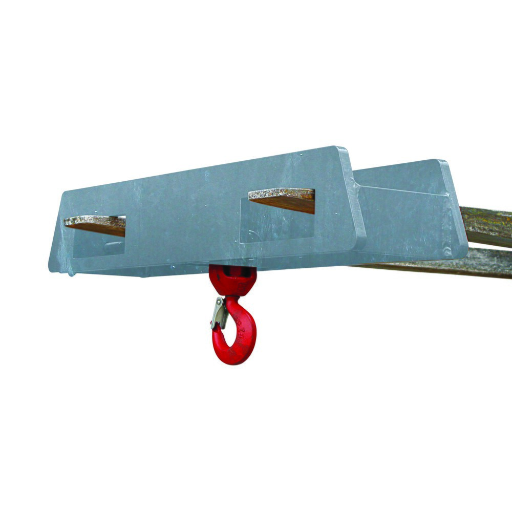 Produktabbildung Nr. 1: Eichinger® Lasthaken Stapler-Aufsatz über zwei Gabelzinken, 2500 kg, feuerverzinkt