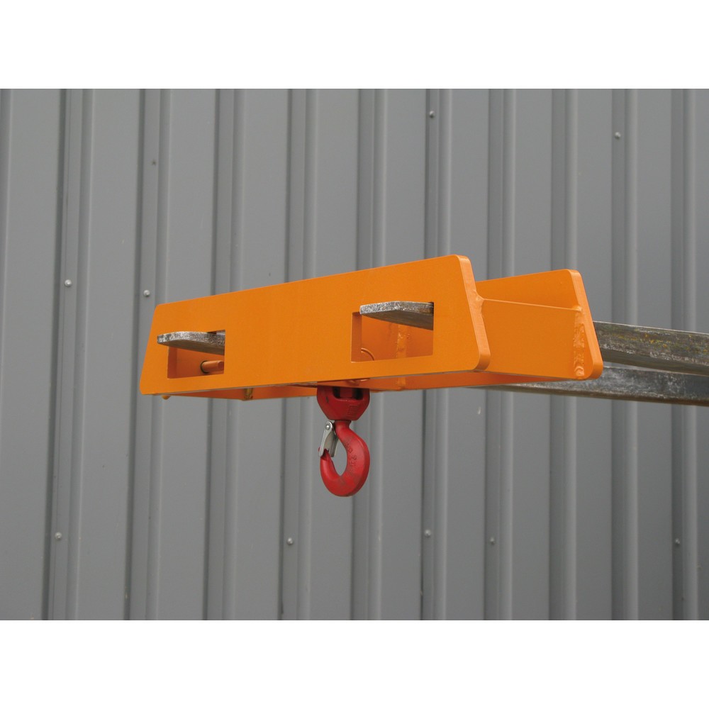 Produktabbildung Nr. 5: Eichinger® Lasthaken Stapler-Aufsatz über zwei Gabelzinken, 2500 kg, enzianblau