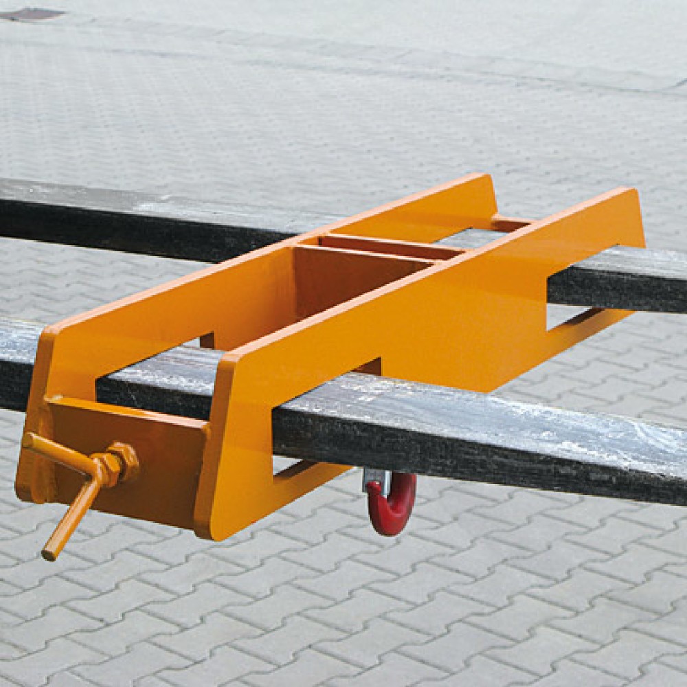 Produktabbildung Nr. 7: Eichinger® Lasthaken Stapler-Aufsatz über zwei Gabelzinken, 2500 kg, enzianblau