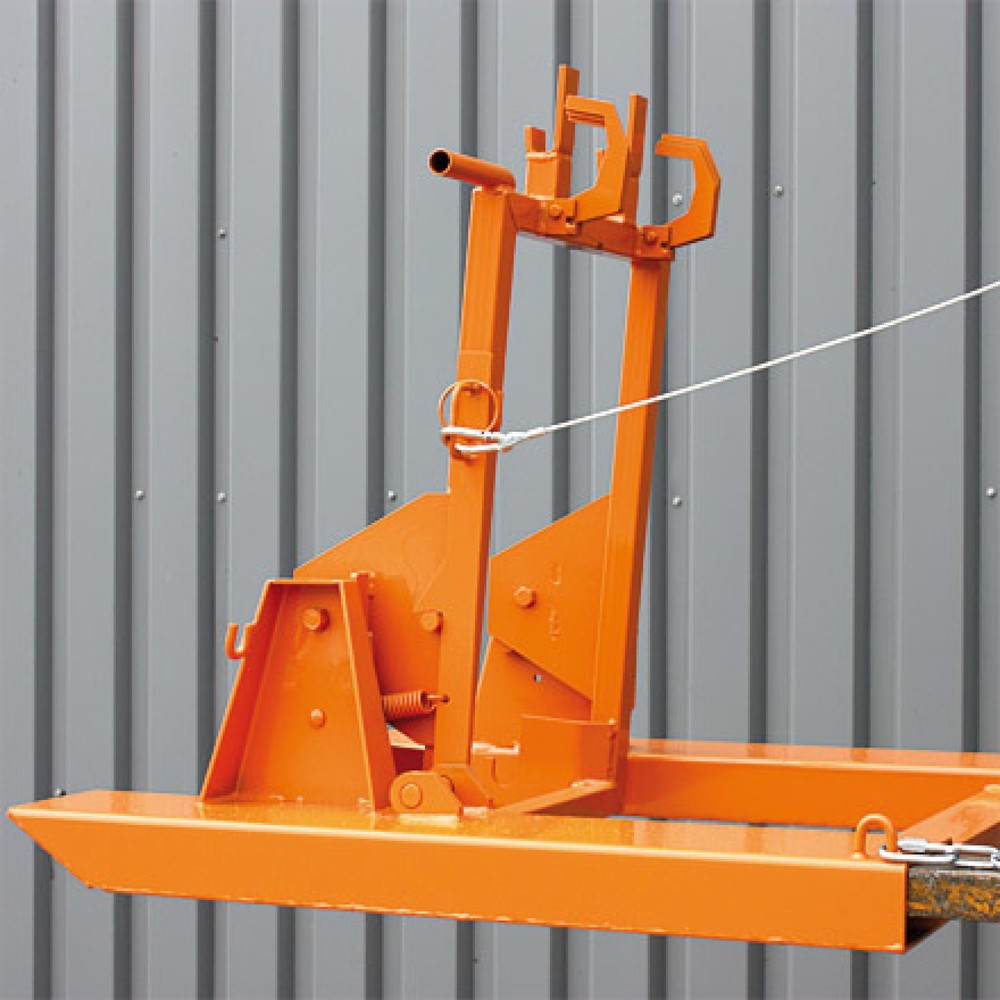 Produktabbildung Nr. 6: Eichinger® Mülltonnenkipper für Haushaltstonnen, 600 kg, 80 bzw 120 Liter Tonne reinorange
