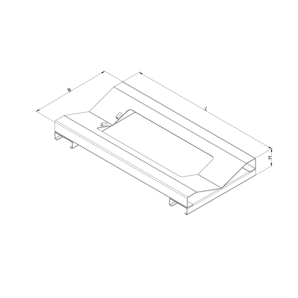 N° de l'image du produit 2 : Eichinger® Palette à fût spécial rayonnage pour une position sûre lors du transport et dans le rayonnage, 1 x fût orangé pur